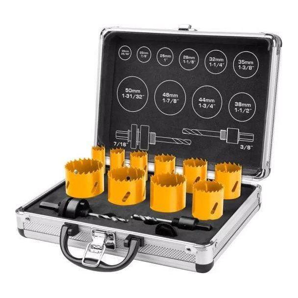 Ingco AKH0121 Bi-Metal Hole Saw Set 12pcs/Set - KHM Megatools Corp. Ingco AKH0121 Bi-Metal Hole Saw Set 12pcs/Set - KHM Megatools Corp.